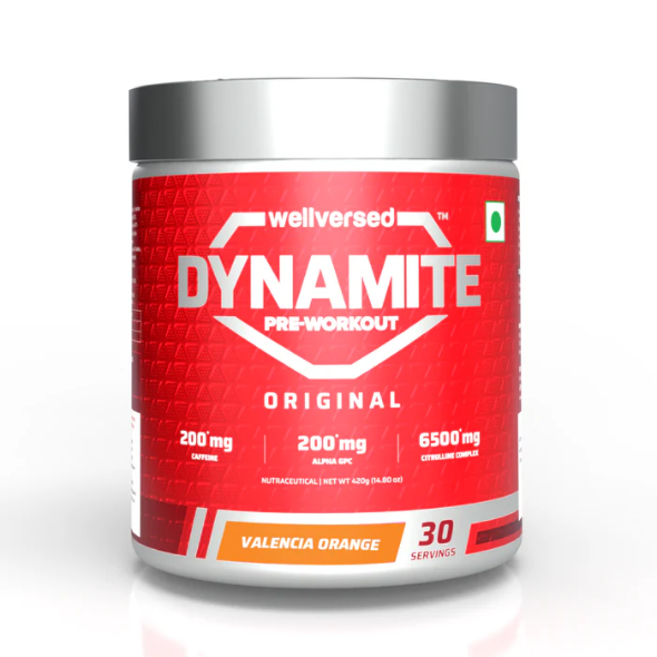 wellversed Dynamite Pre-Workout 210g-420g 15 servings
