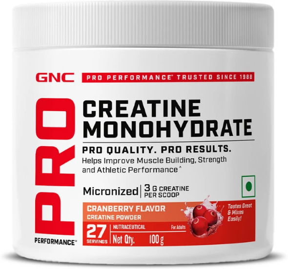 GNC creatine monohydrate 100g | 27 servings |