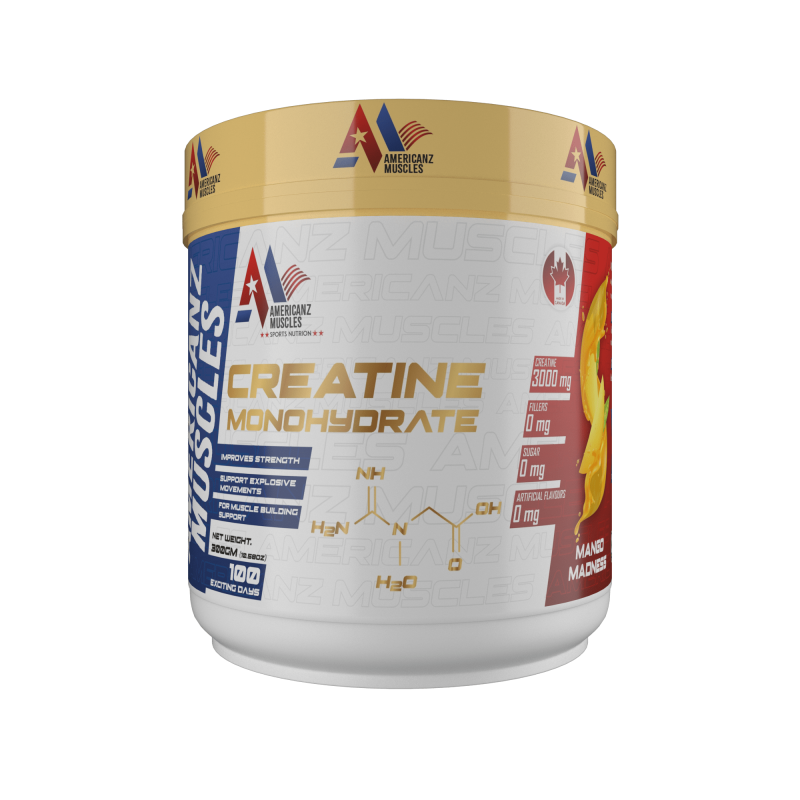 Americanz Muscles Creatine Monohydrate 300g 100 servings