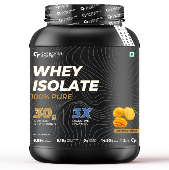 Carbamide Forte Whey Isolate Protein Powder 25g protein 2kg | 60 servings |