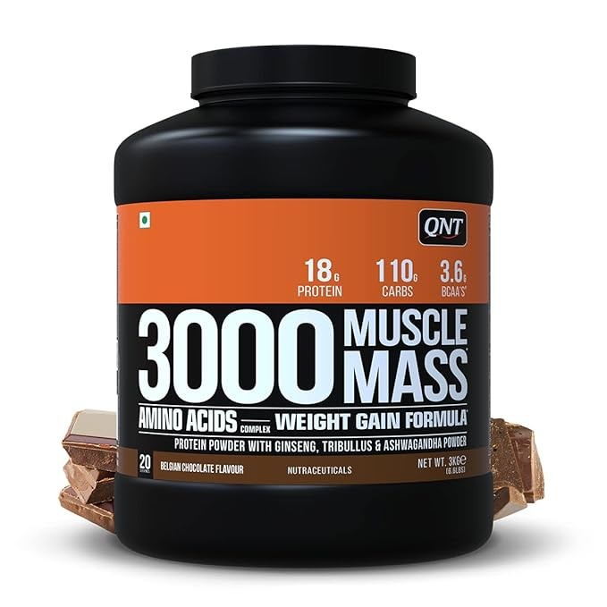 QNT Muscle Mass 3000 3kg | 20 servings |
