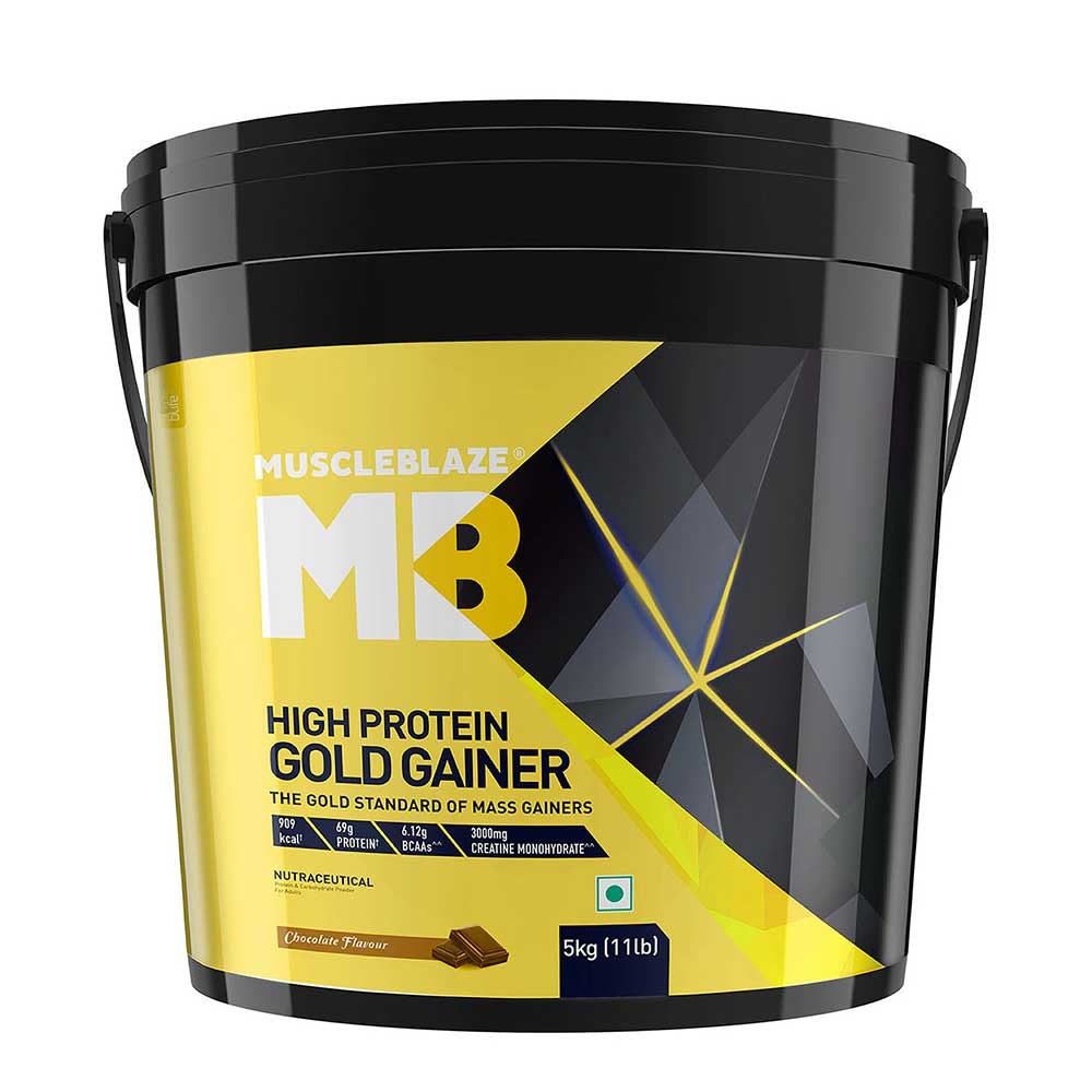 Muscle Blaze Gold Gainer whey 5kg | 50 servings |